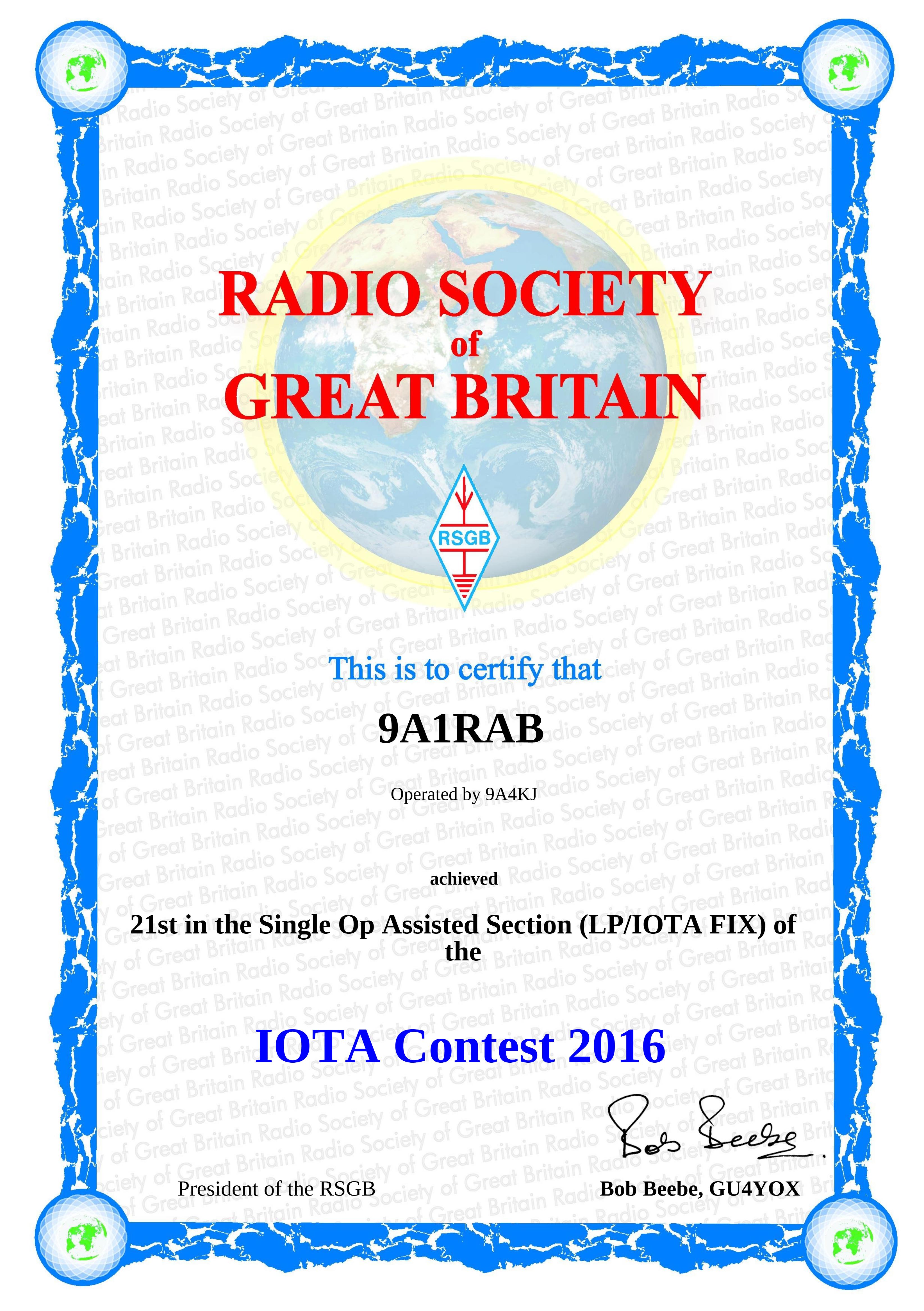 IOTA 2016